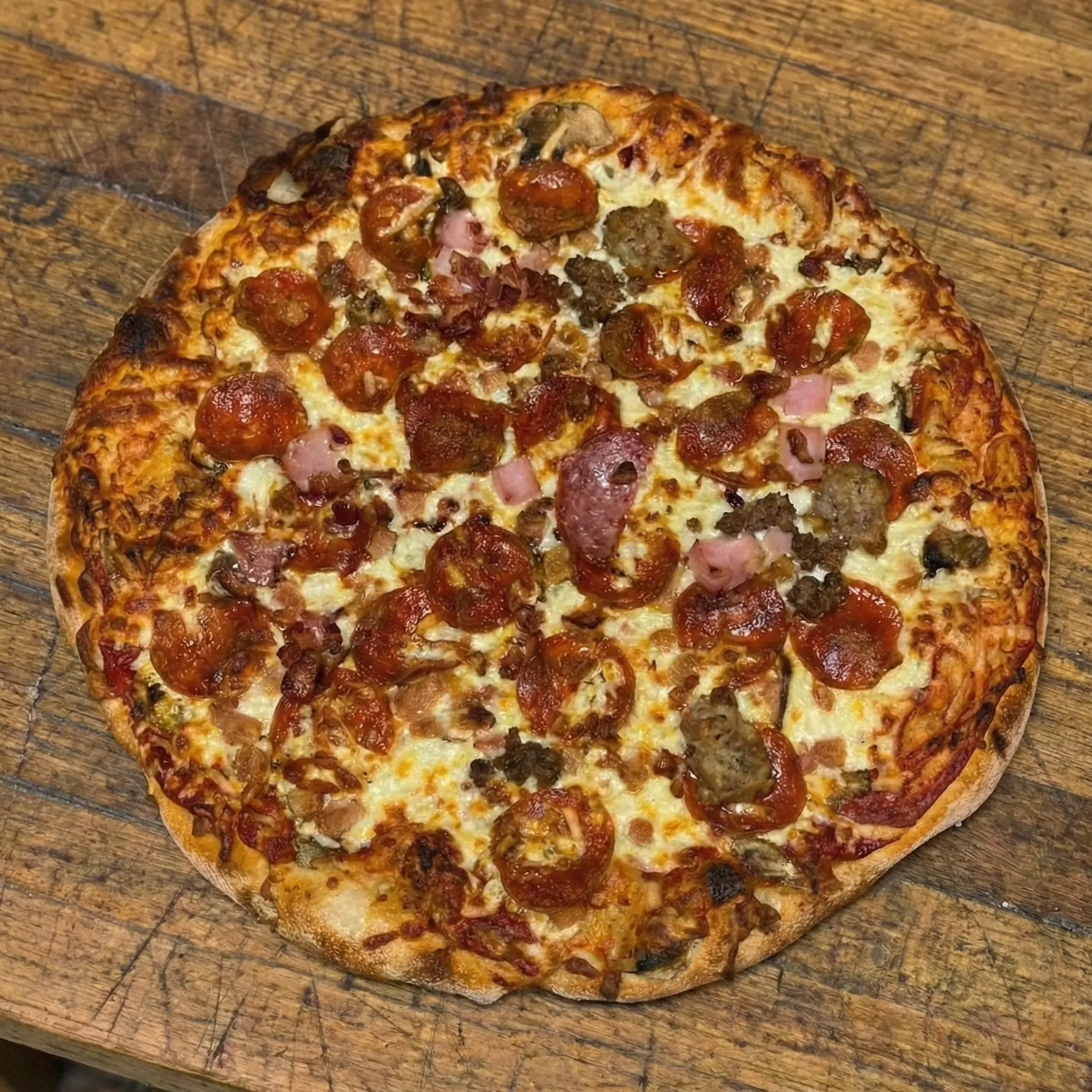 All Meat Pizza